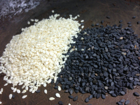 Black Sesame Seeds, White Sesame seeds.